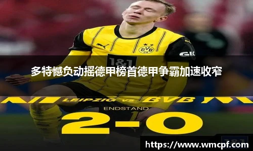 多特憾负动摇德甲榜首德甲争霸加速收窄